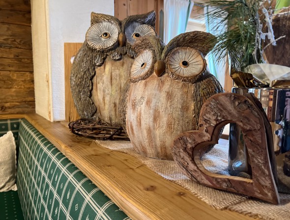 Lovingly furnished snack station on the Halmgut estate