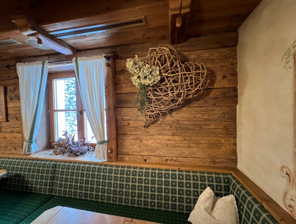 Snack station with cozy parlor