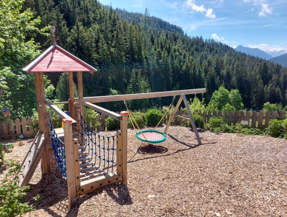 Large outdoor playground for children