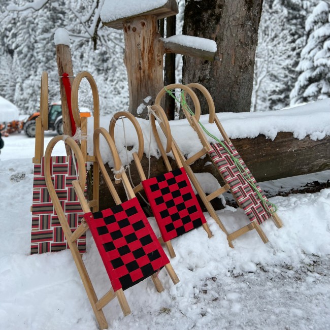 Rodeln im Winterurlaub